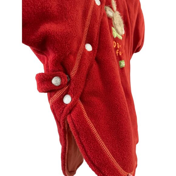 La Compagnie Des Petits Embroidered Woodland Fantasy Warm Fleece 3-9 mo Gift - Picture 4 of 13